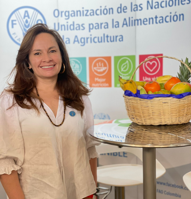 Michela Espinosa, especialista senior del Área de Alimentación y Lucha contra la Malnutrición de la FAO Colombia