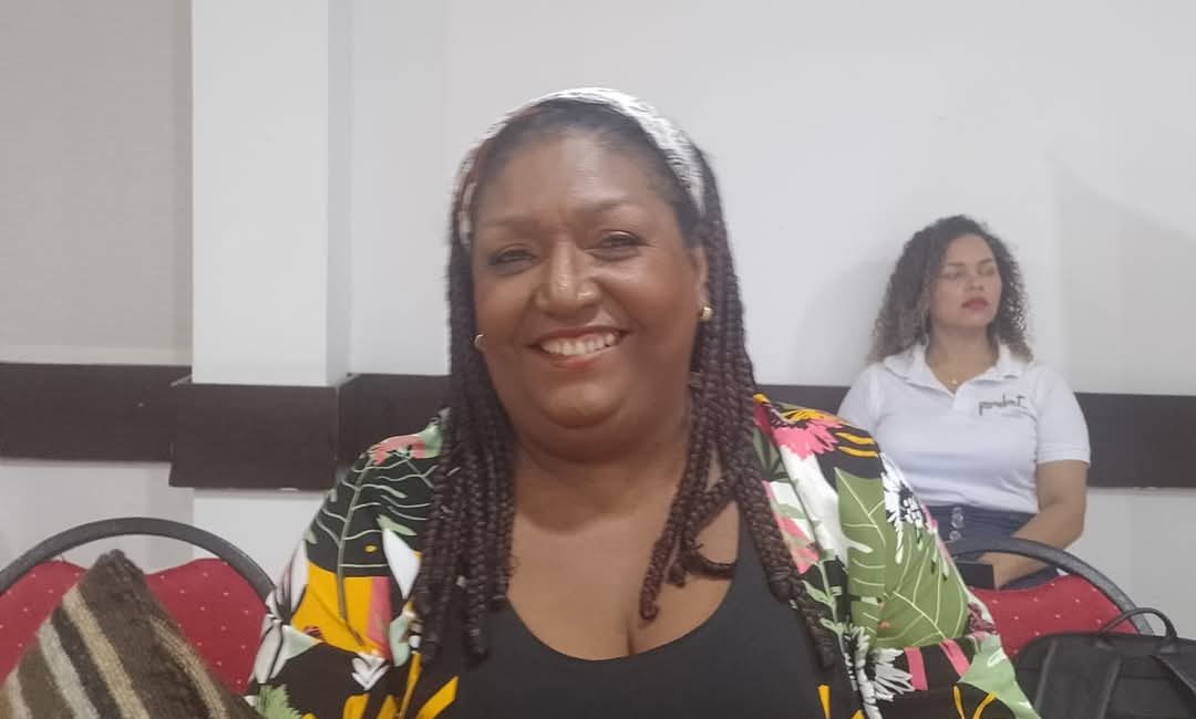 Yomaira Olivo Pérez, representante de pueblos afro colombianos del Magdalena